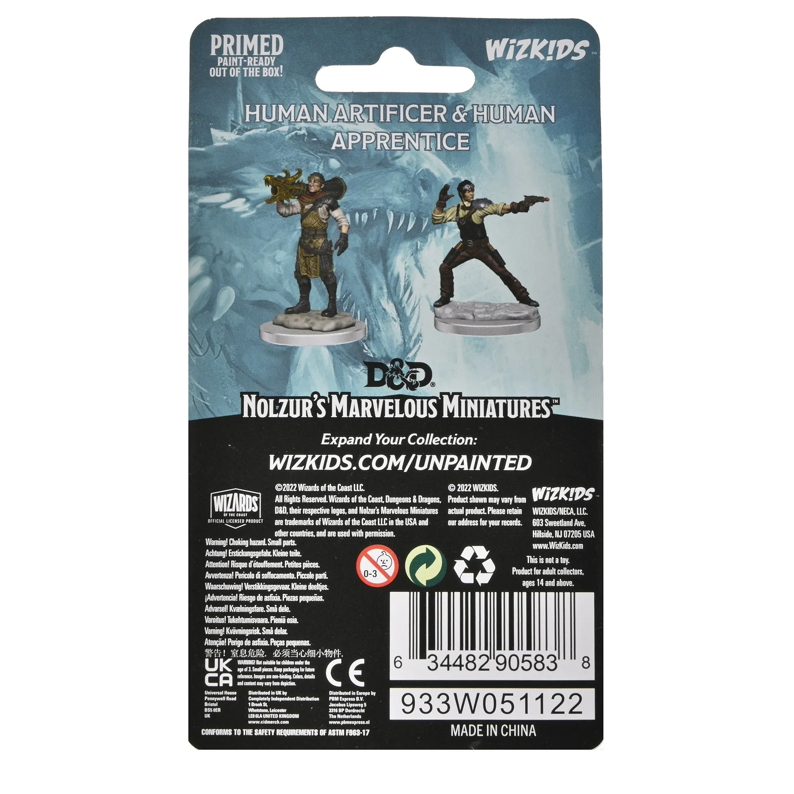 D&D Nolzur's Marvelous Miniatures: Human Artificer & Human Apprentice - Image 2
