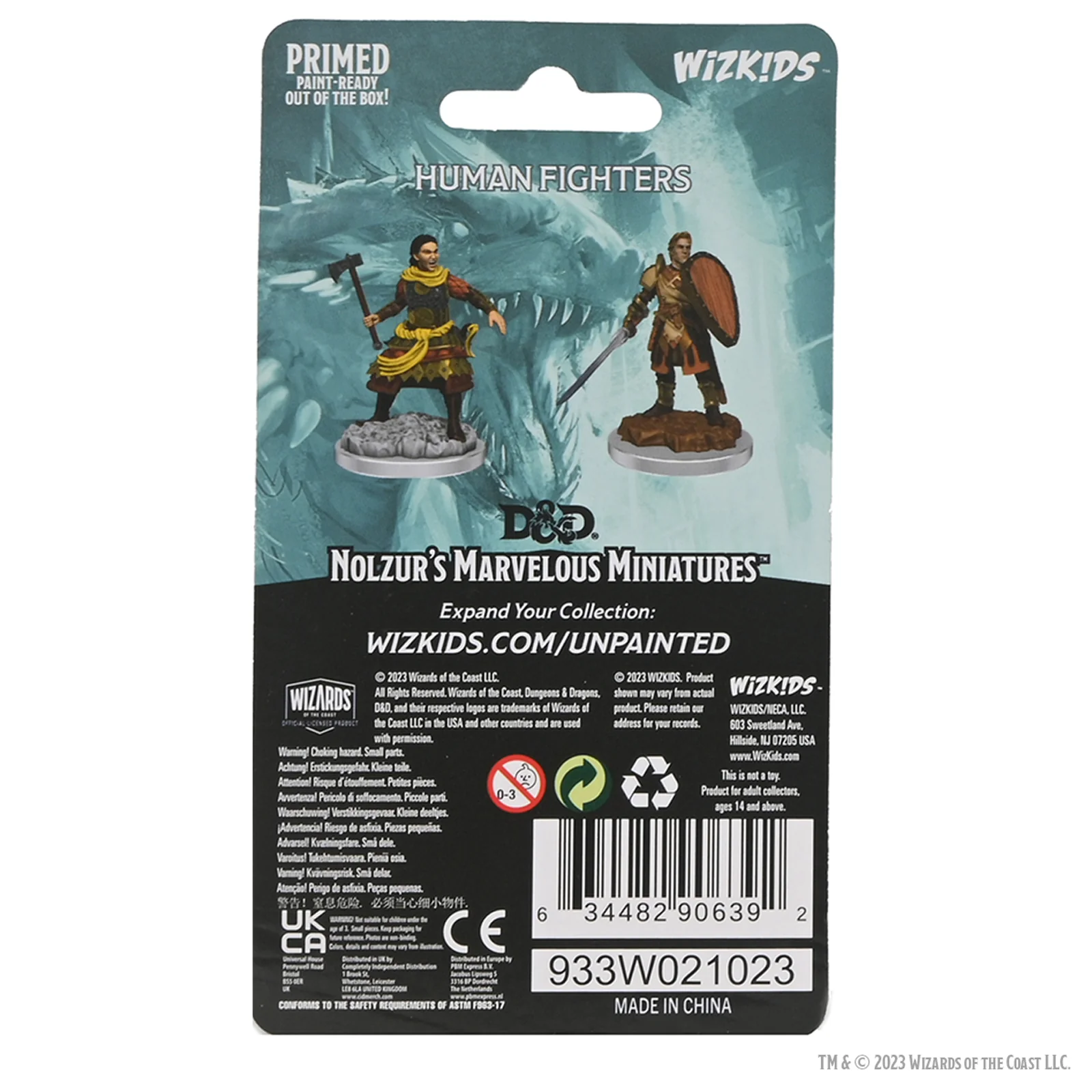 D&D Nolzur's Marvelous Miniatures: Human Fighters - Image 2