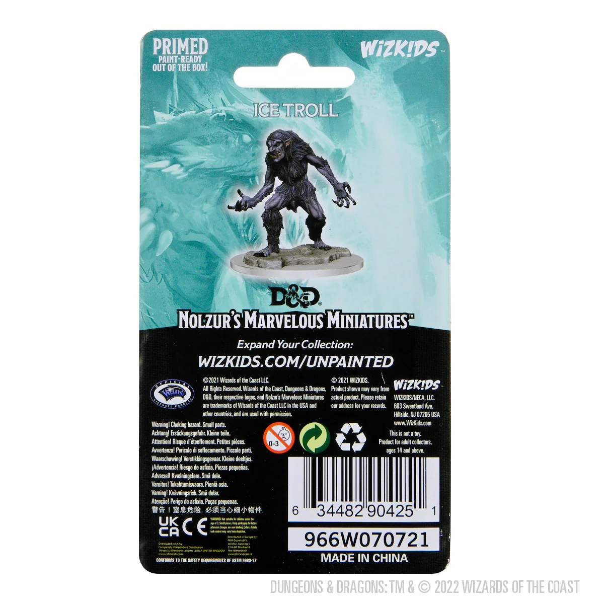 D&D Nolzur's Marvelous Miniatures: Ice Troll Female - Image 2