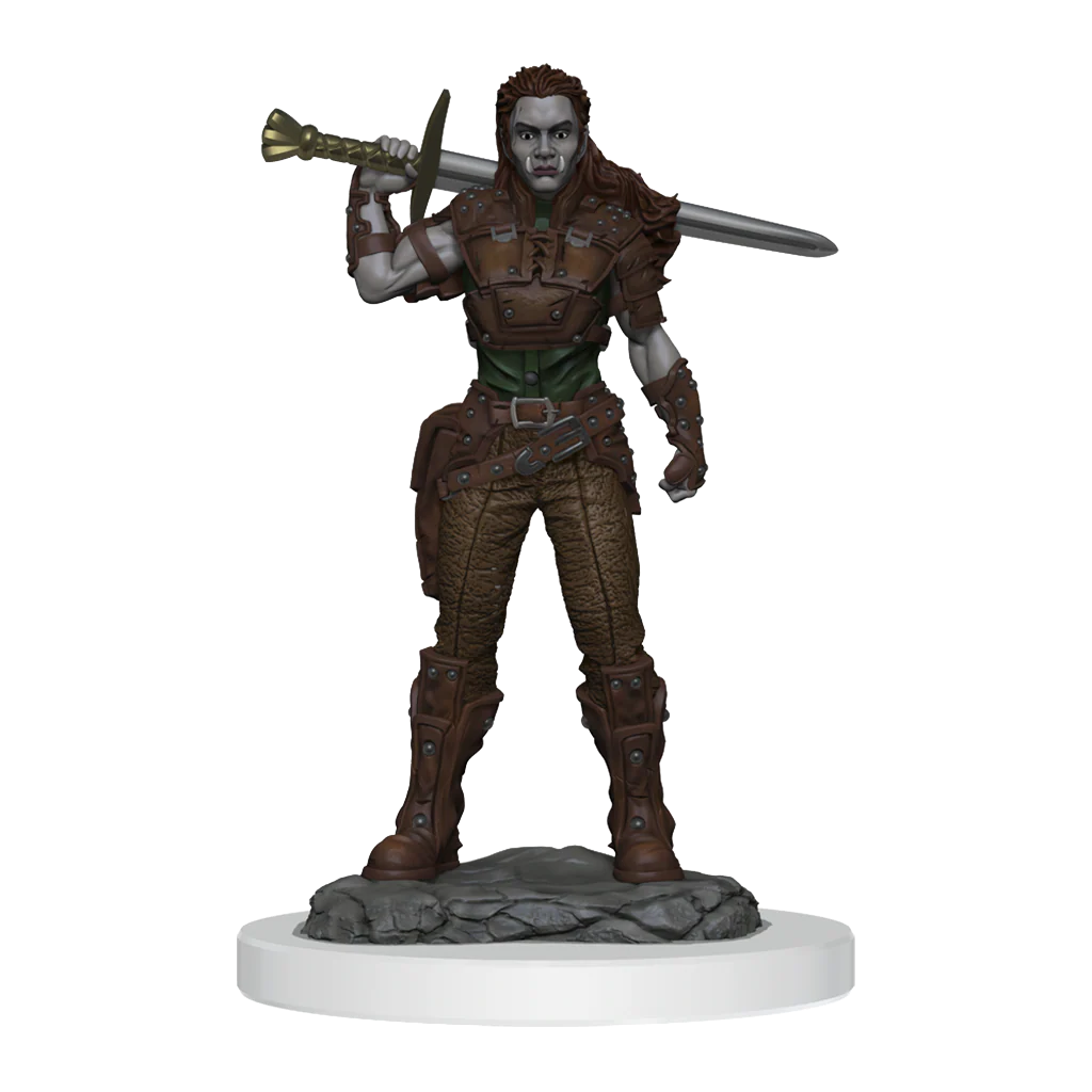 D&D Nolzur's Marvelous Miniatures: Orc Fighter Female - Image 2