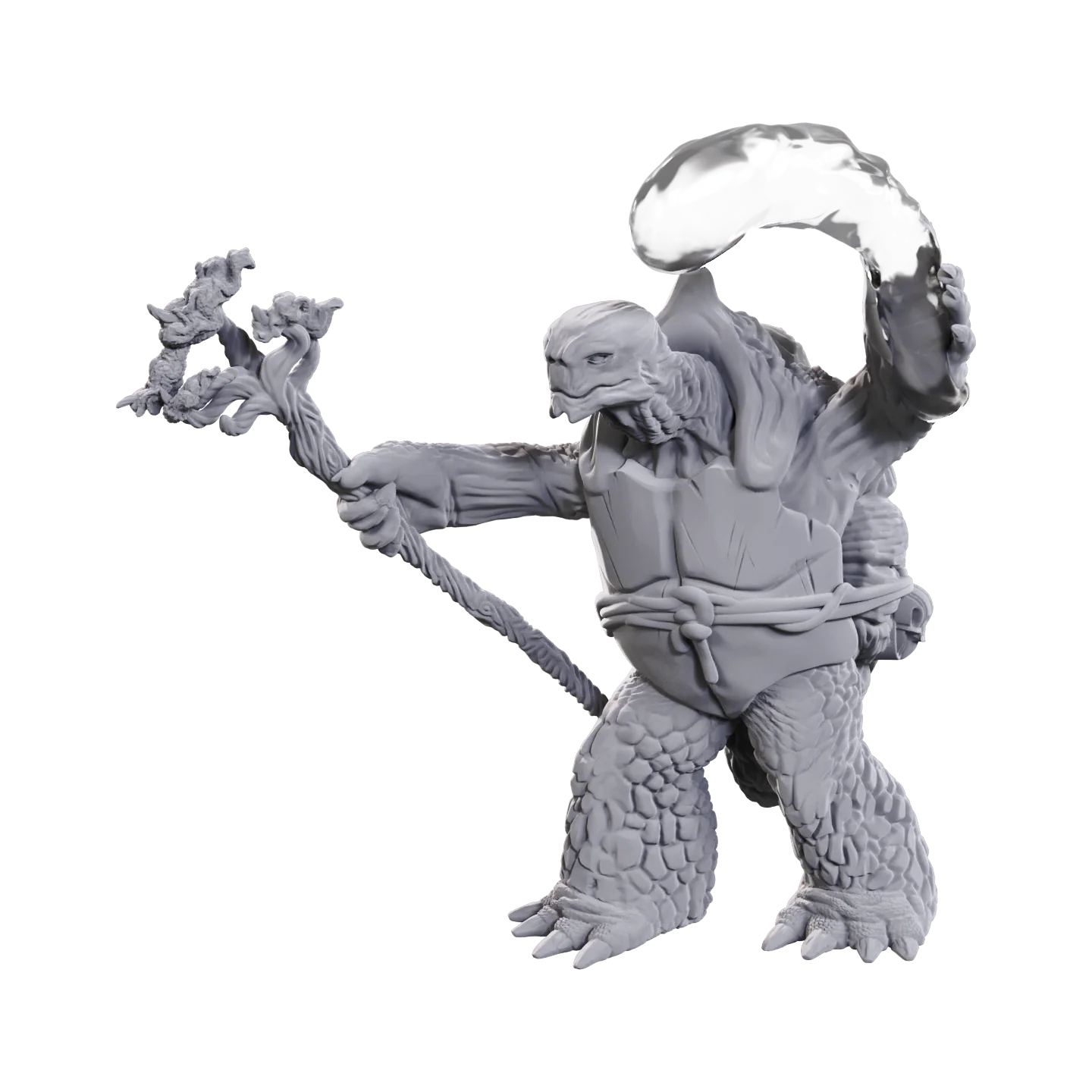 D&D Nolzur's Marvelous Miniatures: Tortle Druid & Wild Shape Giant Lizard - Image 3