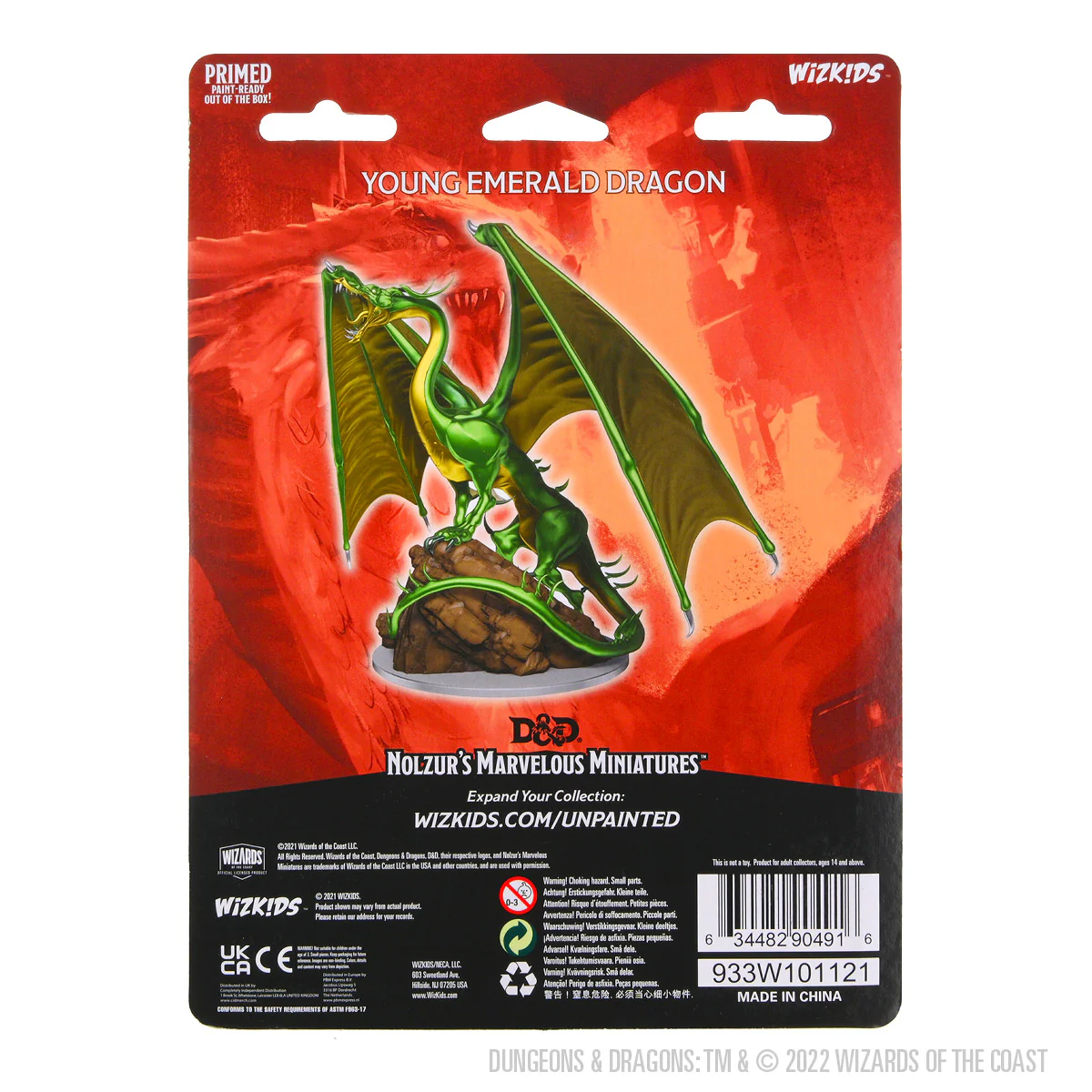 D&D Nolzur's Marvelous Miniatures: Young Emerald Dragon - Image 2
