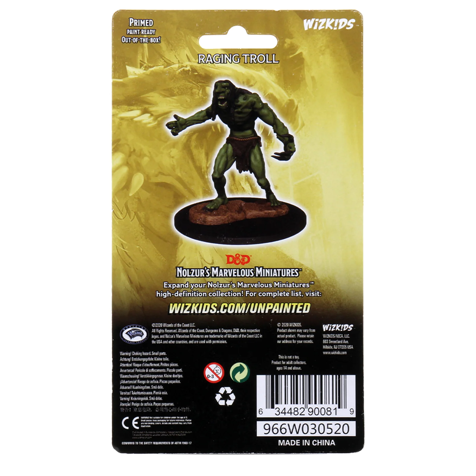 D&D Nolzur's Marvelous Miniatures - Raging Troll - Image 2