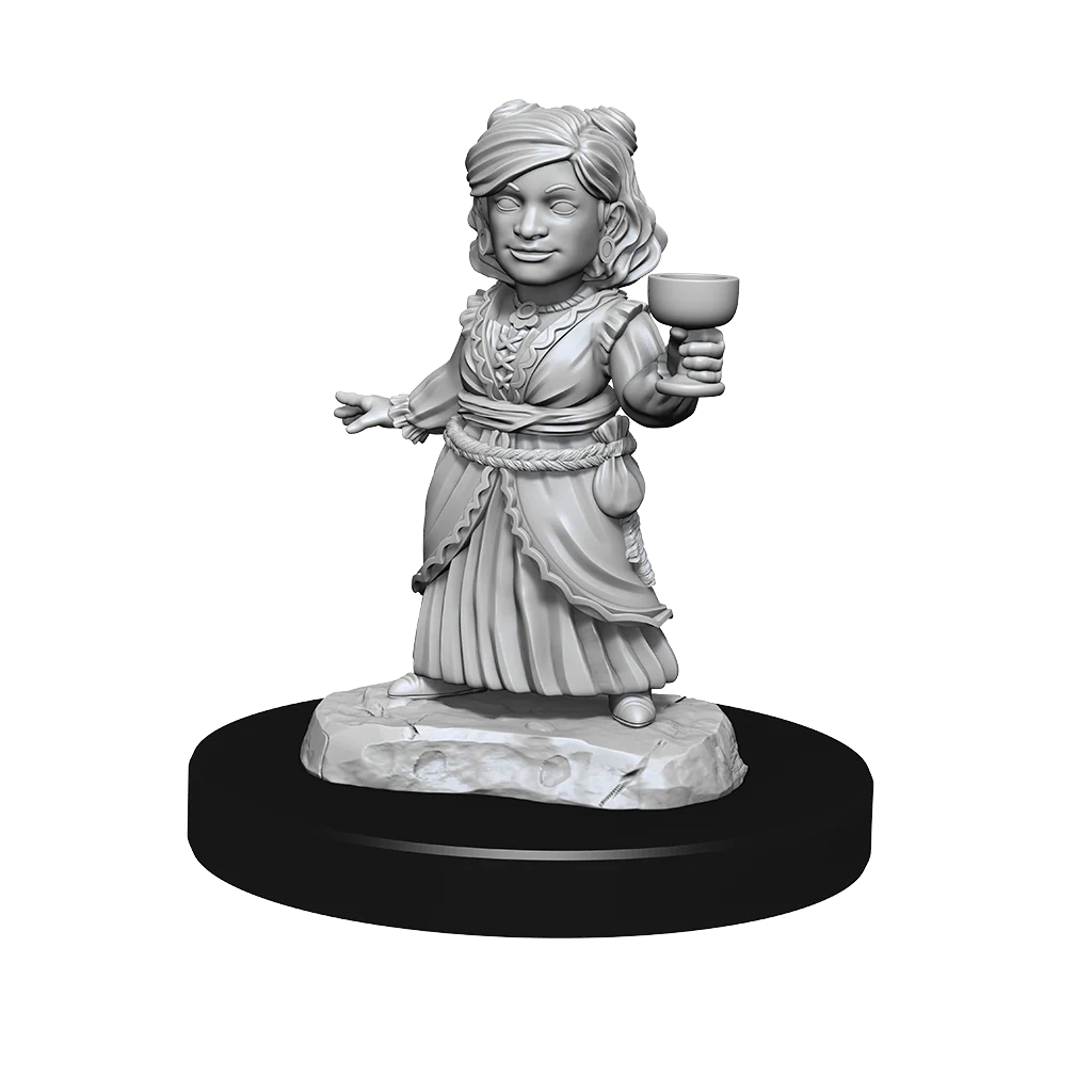 D&D Nolzur's Marvelous Miniatures: Silver Dragon Wyrmling & Female Halfling - Image 3