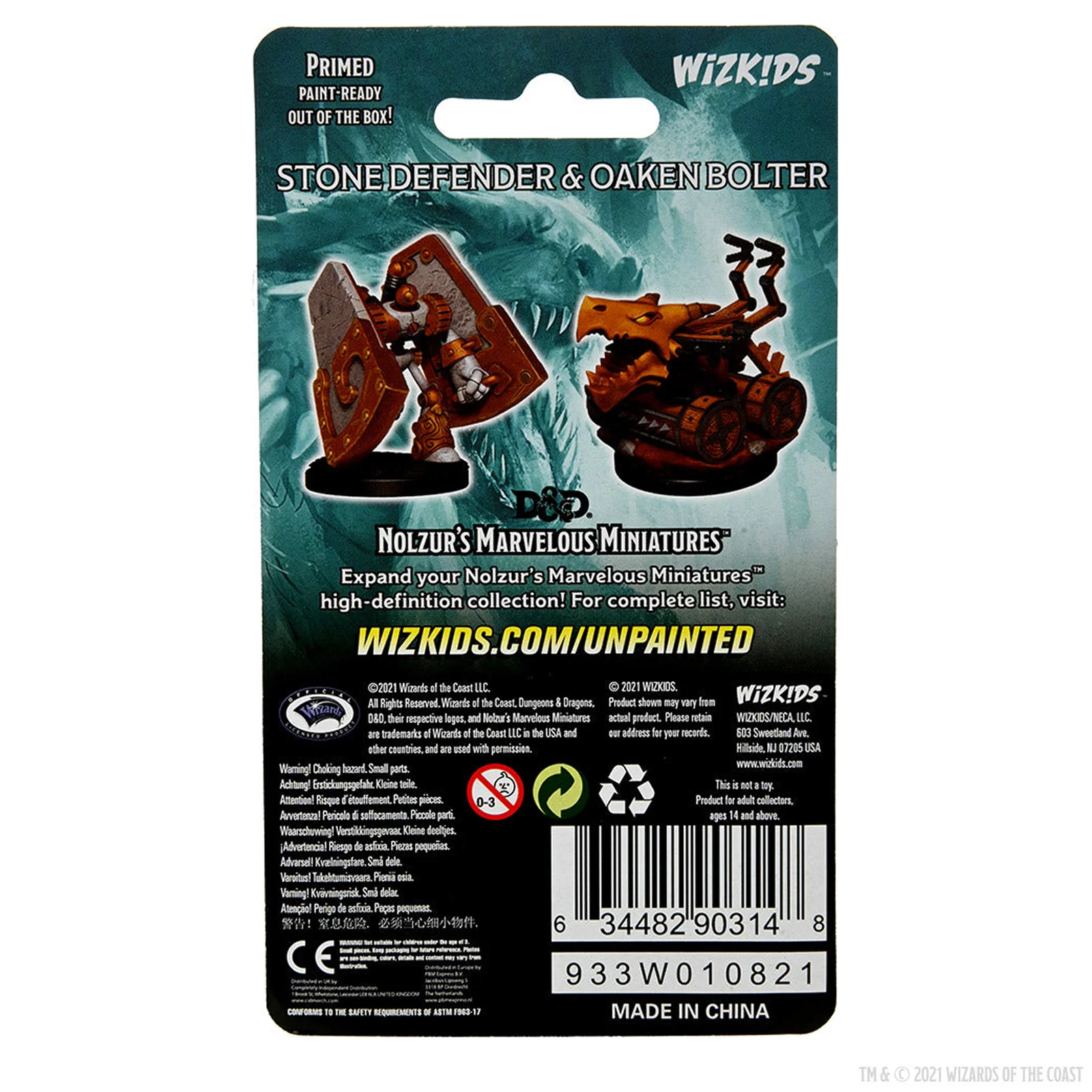 D&D Nolzur's Marvelous Miniatures: Stone Defender & Oaken Bolter - Image 2