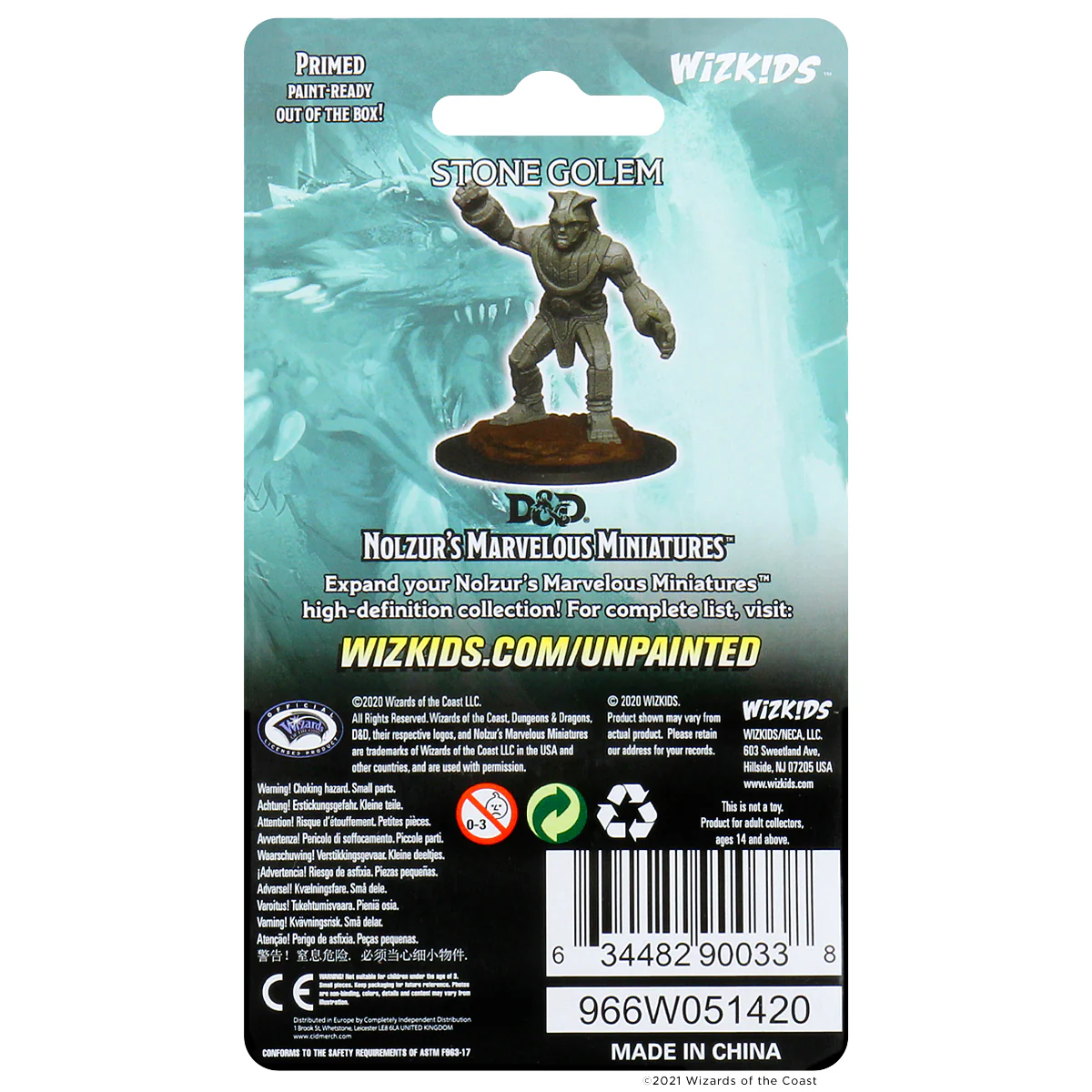D&D Nolzur's Marvelous Miniatures - Stone Golem - Image 2