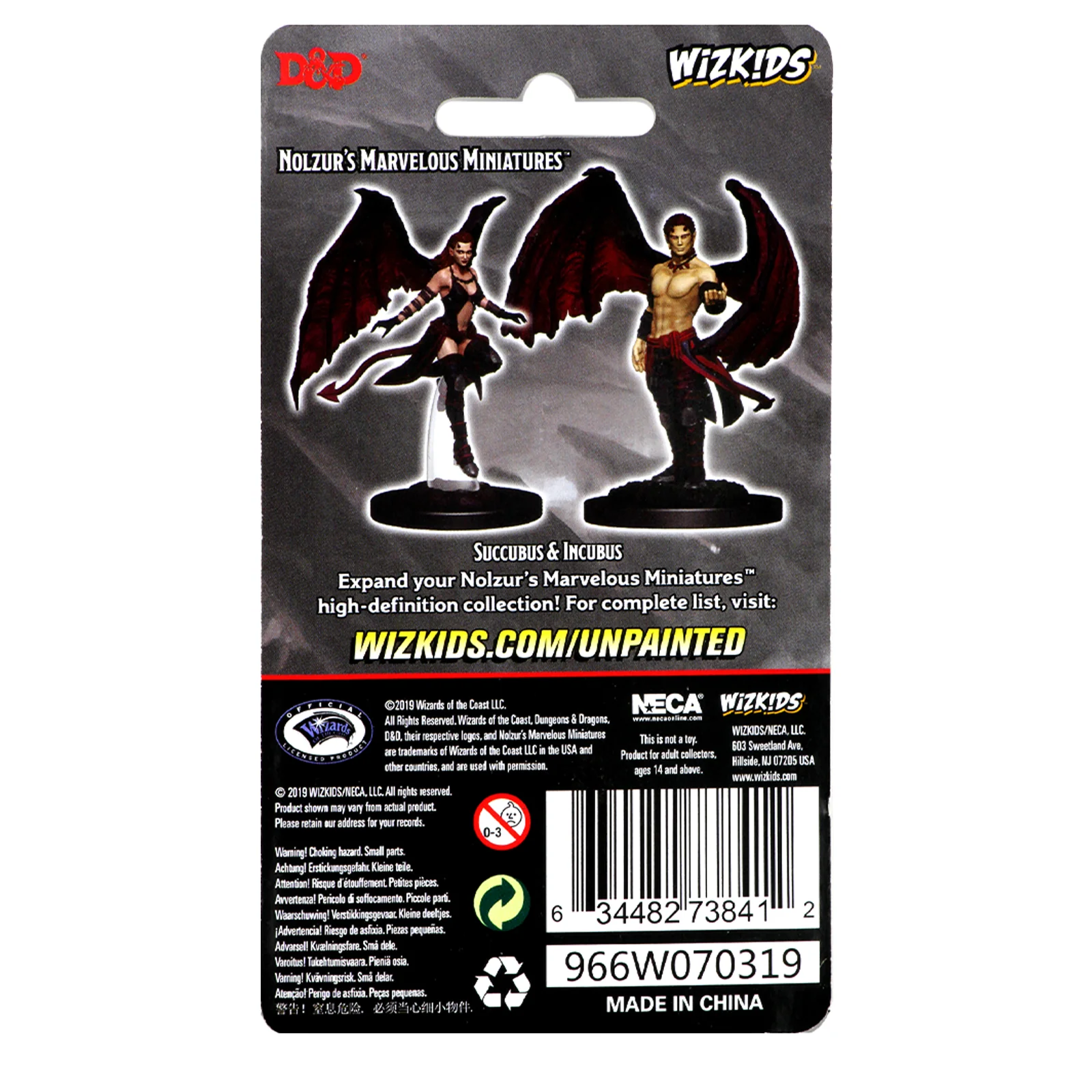 D&D Nolzur's Marvelous Miniatures - Succubus & Incubus - Image 2