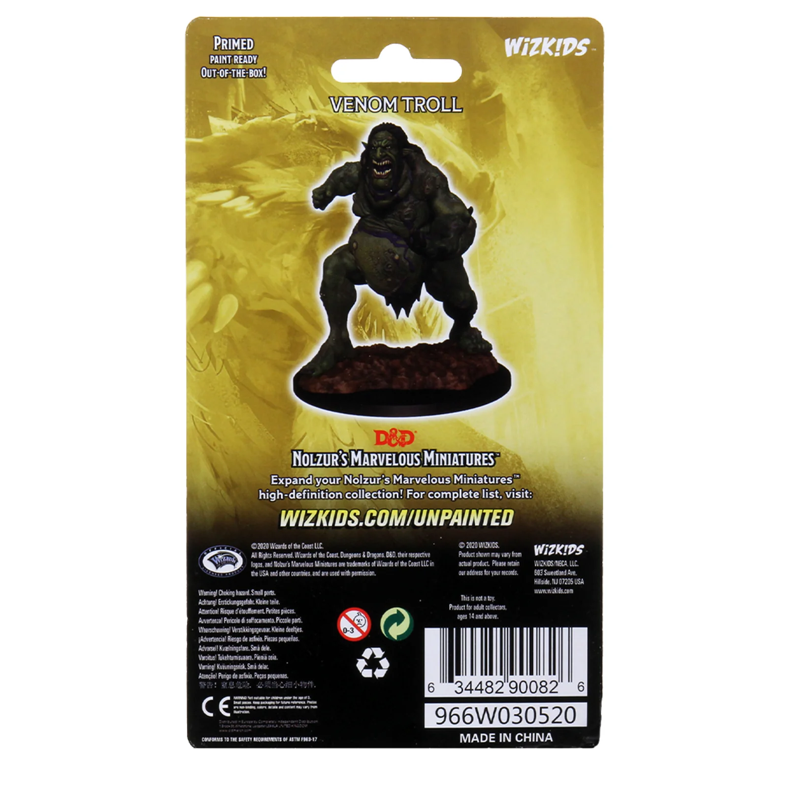 D&D Nolzur's Marvelous Miniatures - Venom Troll - Image 2