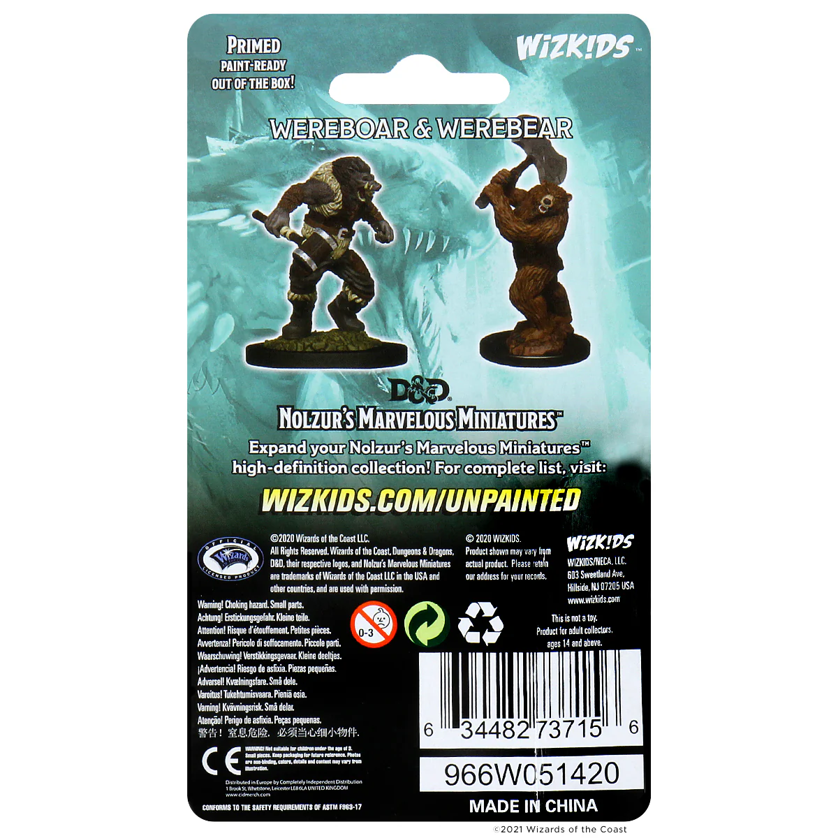 D&D Nolzur's Marvelous Miniatures - Wereboar & Werebear - Image 2