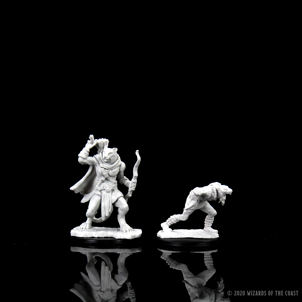 D&D Nolzur's Marvelous Miniatures - Wererat & Weretiger - Image 3