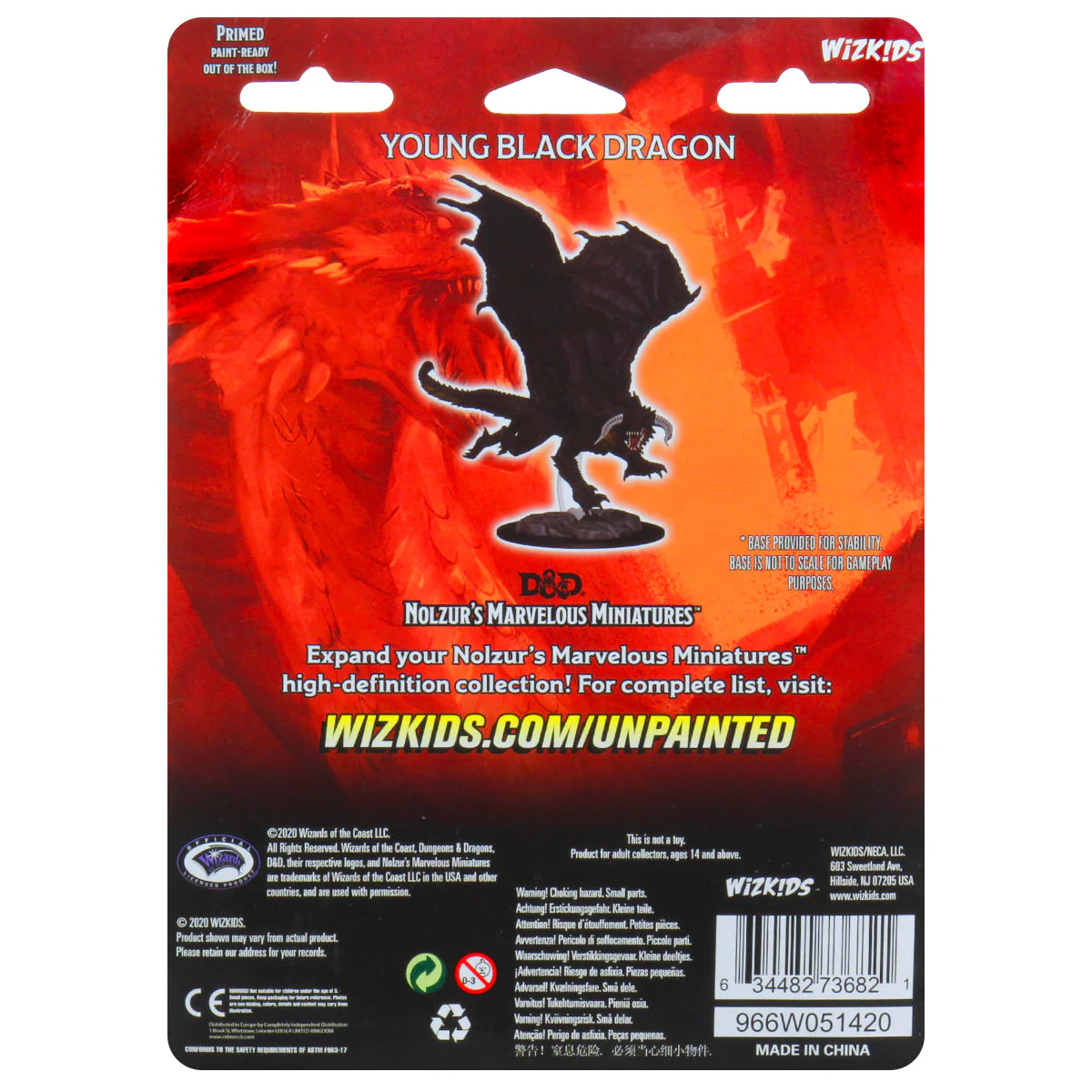 D&D Nolzur's Marvelous Miniatures: Young Black Dragon - Image 2