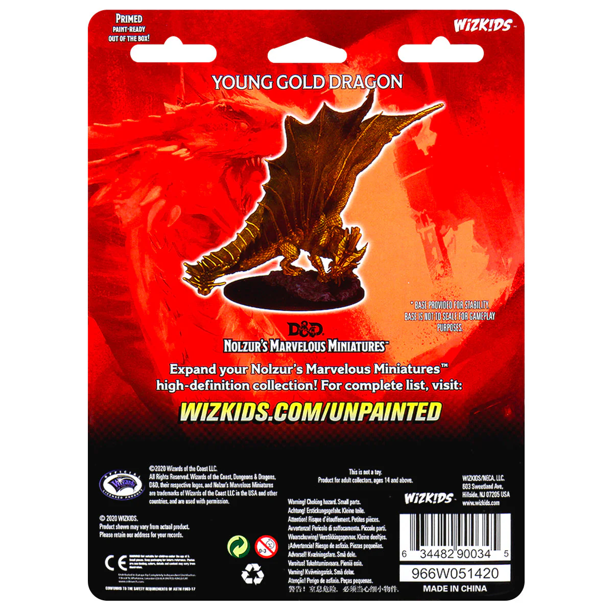 D&D Nolzur's Marvelous Miniatures: Young Gold Dragon - Image 2