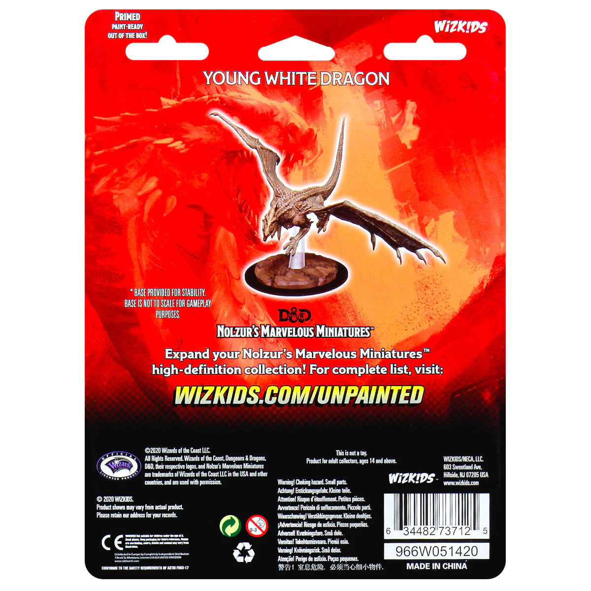 D&D Nolzur's Marvelous Miniatures: Young White Dragon - Image 2