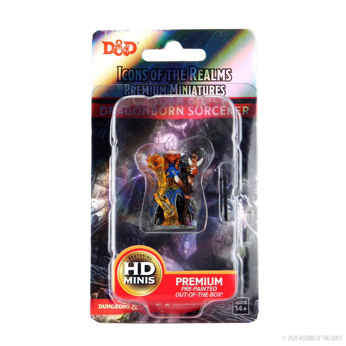 D&D Icons of the Realms: Premium Painted Figure - Dragonborn Sorcerer Female