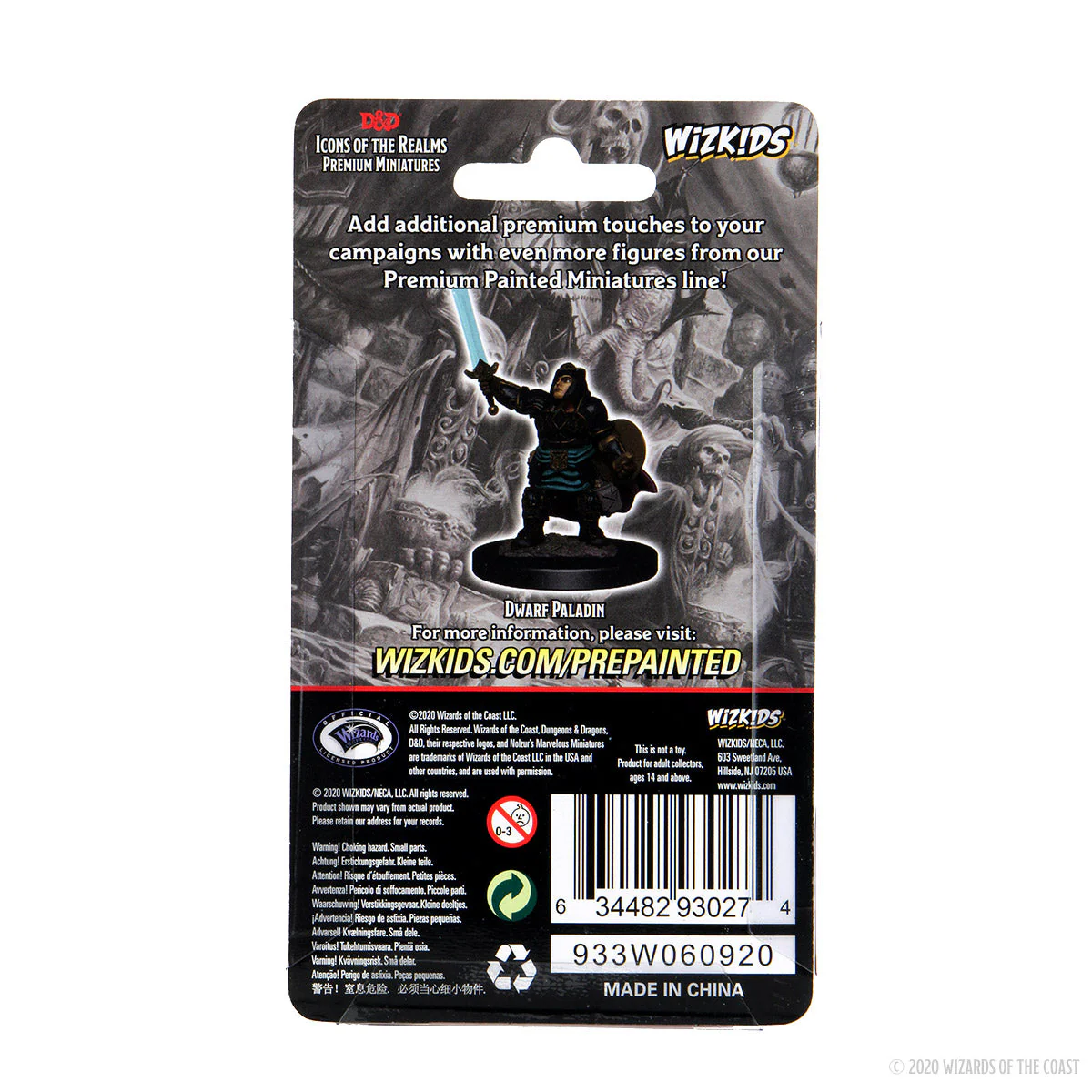 D&D Icons of the Realms: Premium Painted Figure - Dwarf Paladin Female - Image 2
