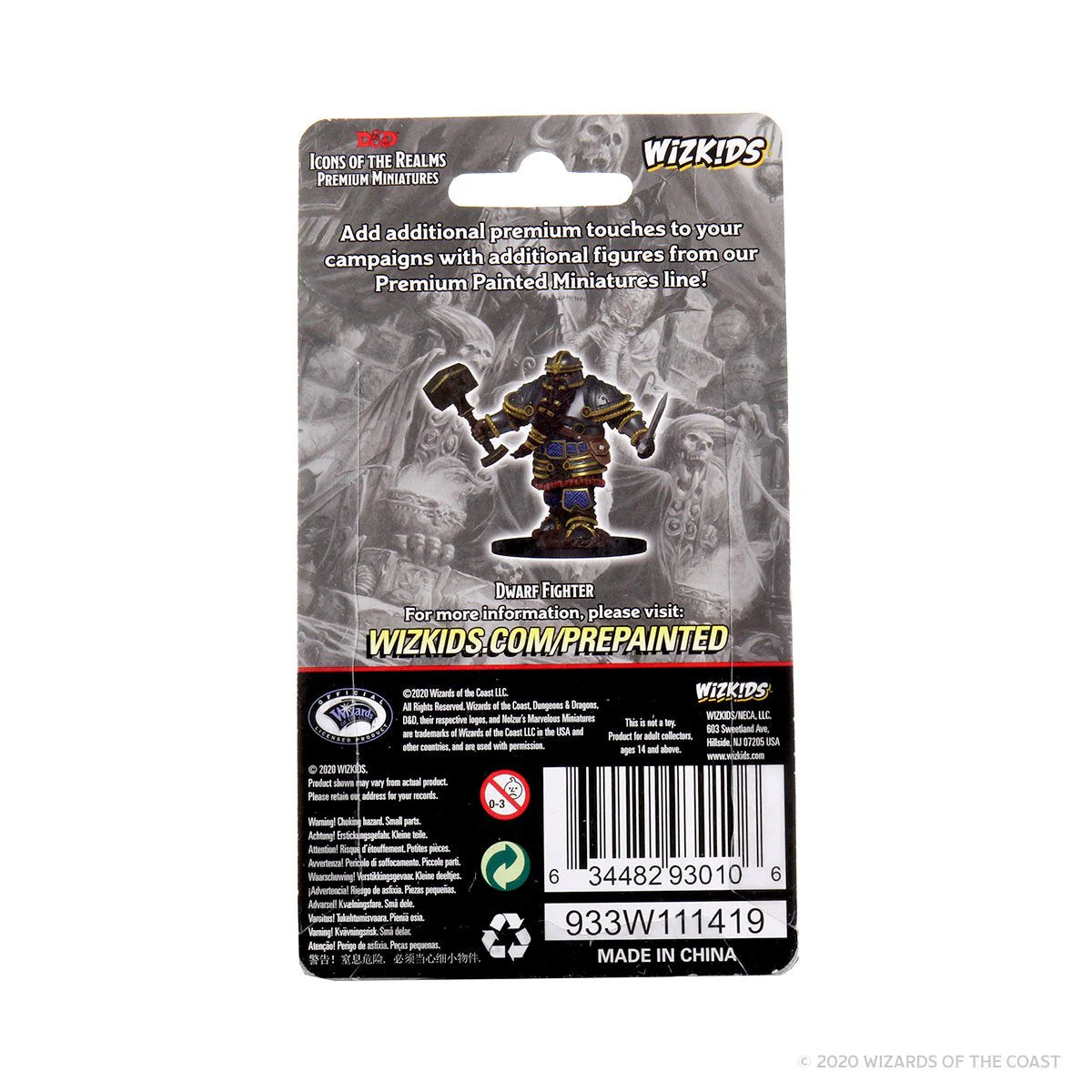 D&D Icons of the Realms Premium Figures: Dwarf Male Fighter - Image 2