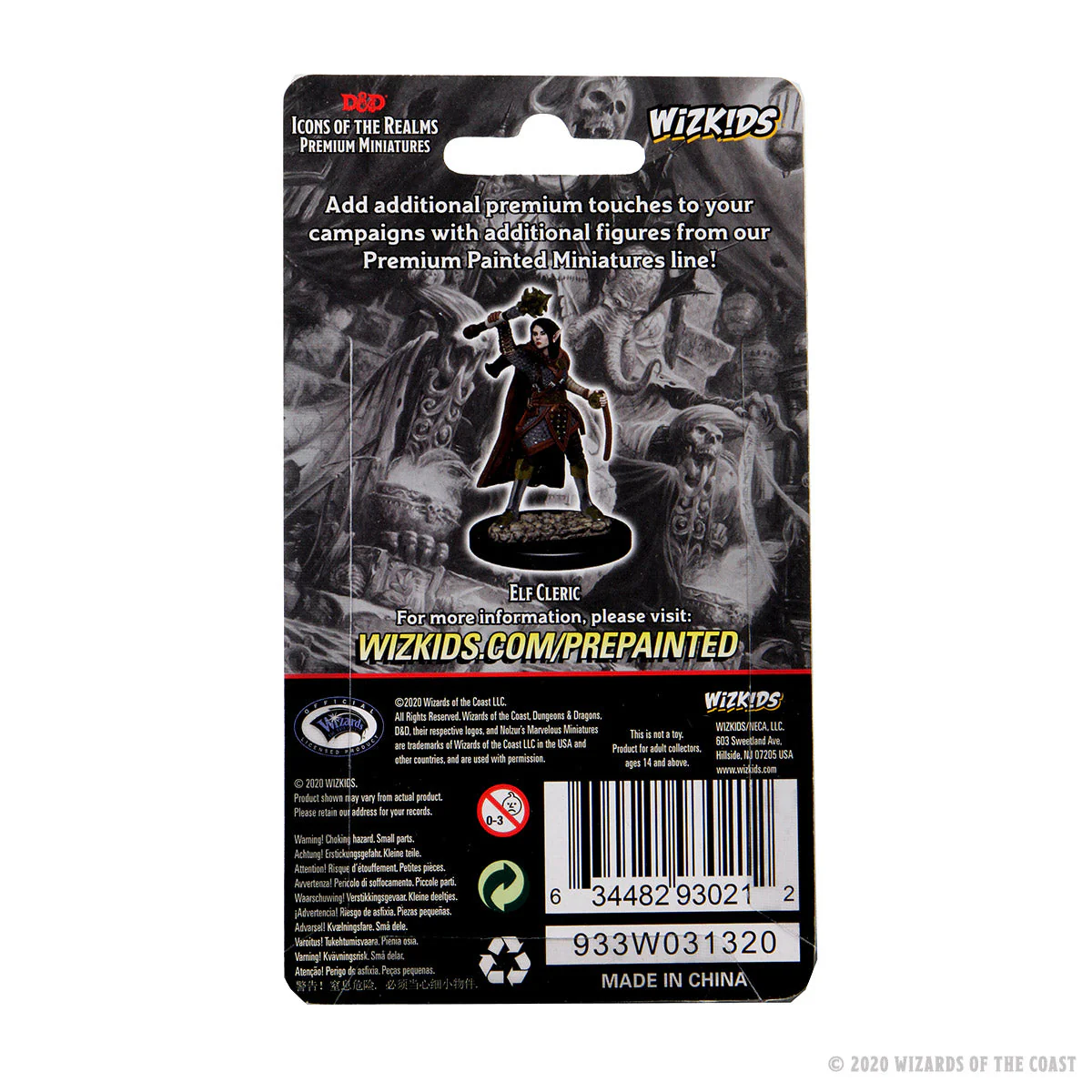 D&D Icons of the Realms Premium Figures: Female Elf Cleric - Image 2