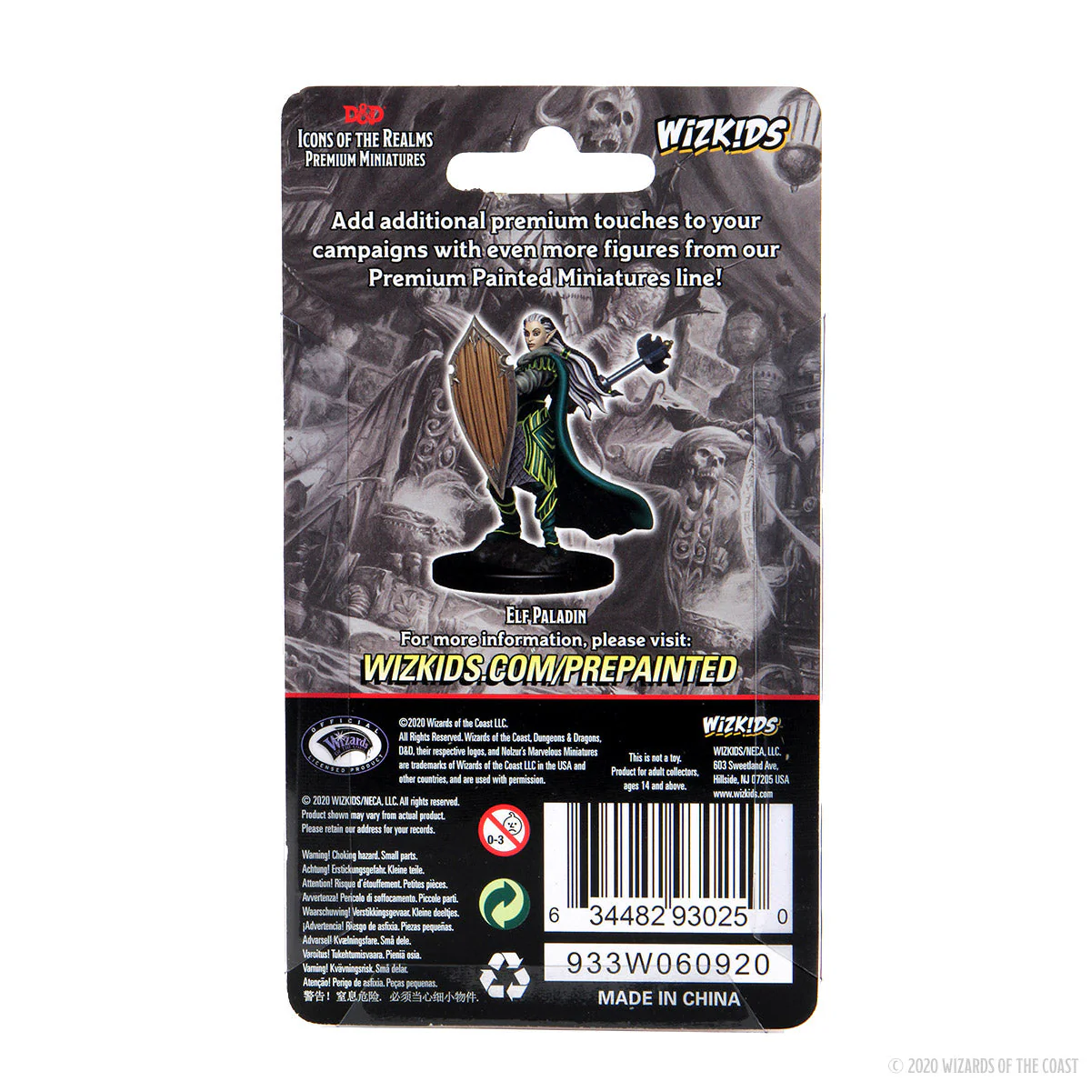 D&D Icons of the Realms: Premium Painted Figure - Elf Paladin Female - Image 2