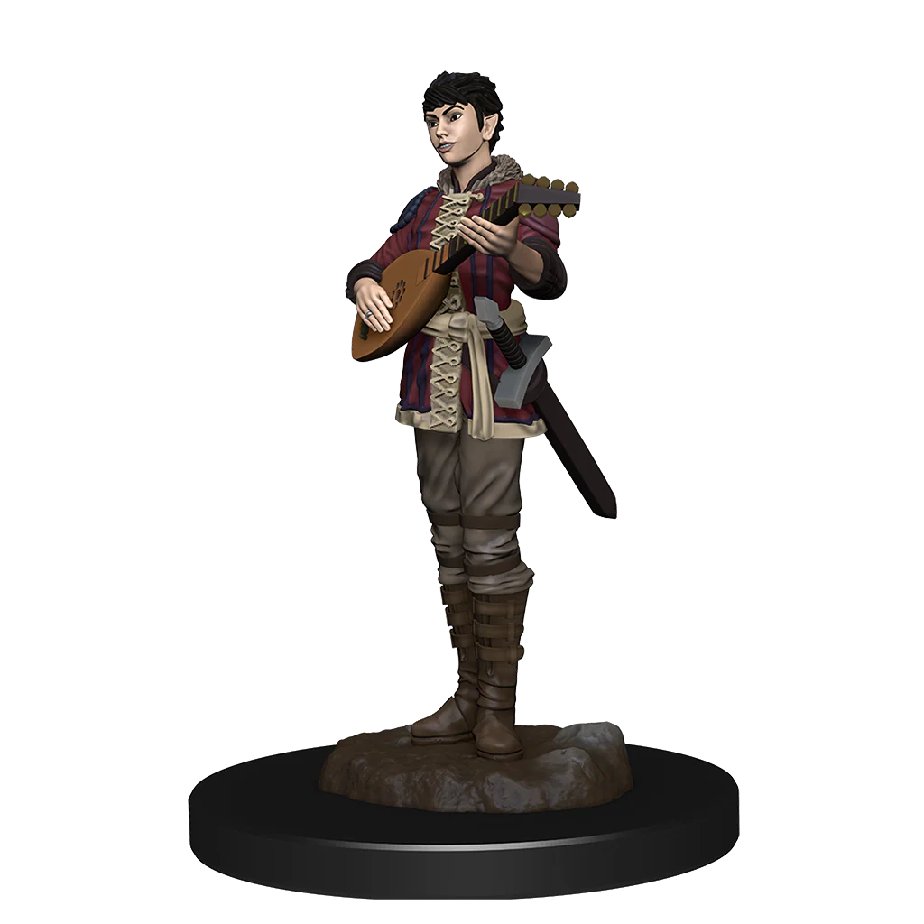 D&D Icons of the Realms: Premium Painted Figure - Half-Elf Bard Female