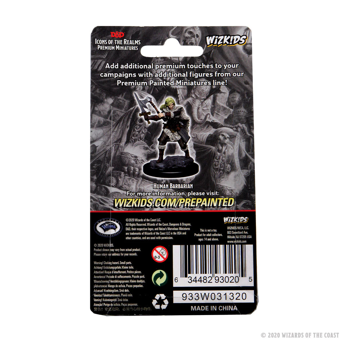 D&D Icons of the Realms Premium Figures: Human Female Barbarian - Image 2