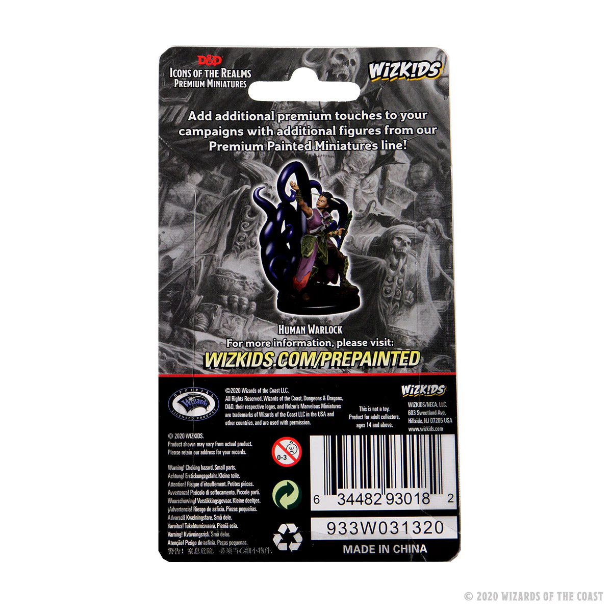 D&D Icons of the Realms Premium Figures: Female Human Warlock - Image 2