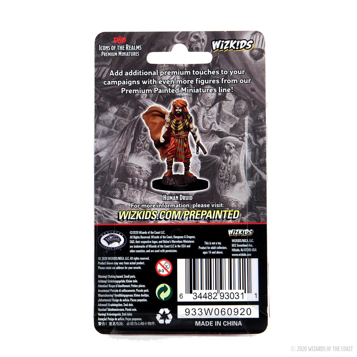 D&D Icons of the Realms: Premium Painted Figure - Human Druid Male - Image 2