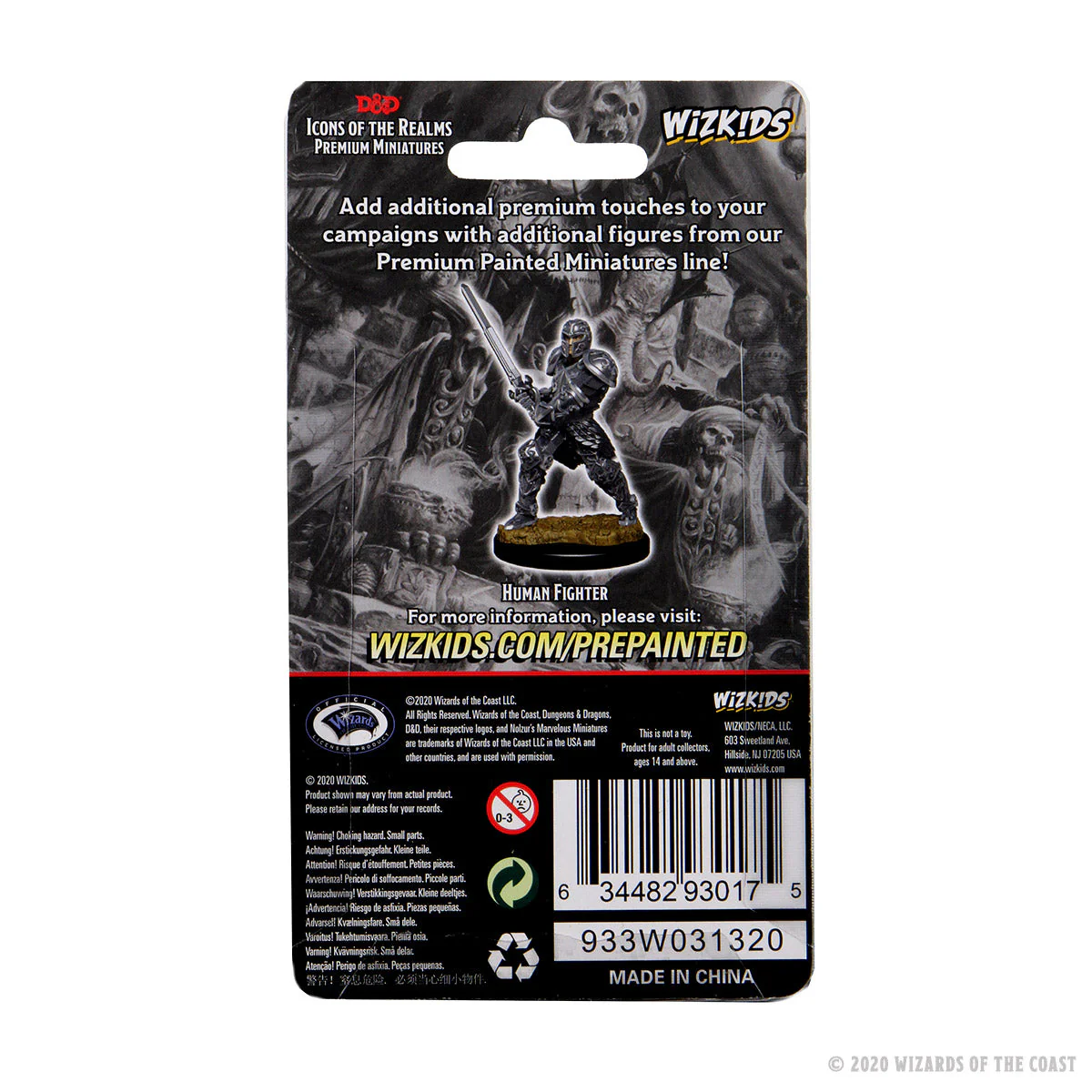 D&D Icons of the Realms Premium Figures: Male Human Fighter - Image 2