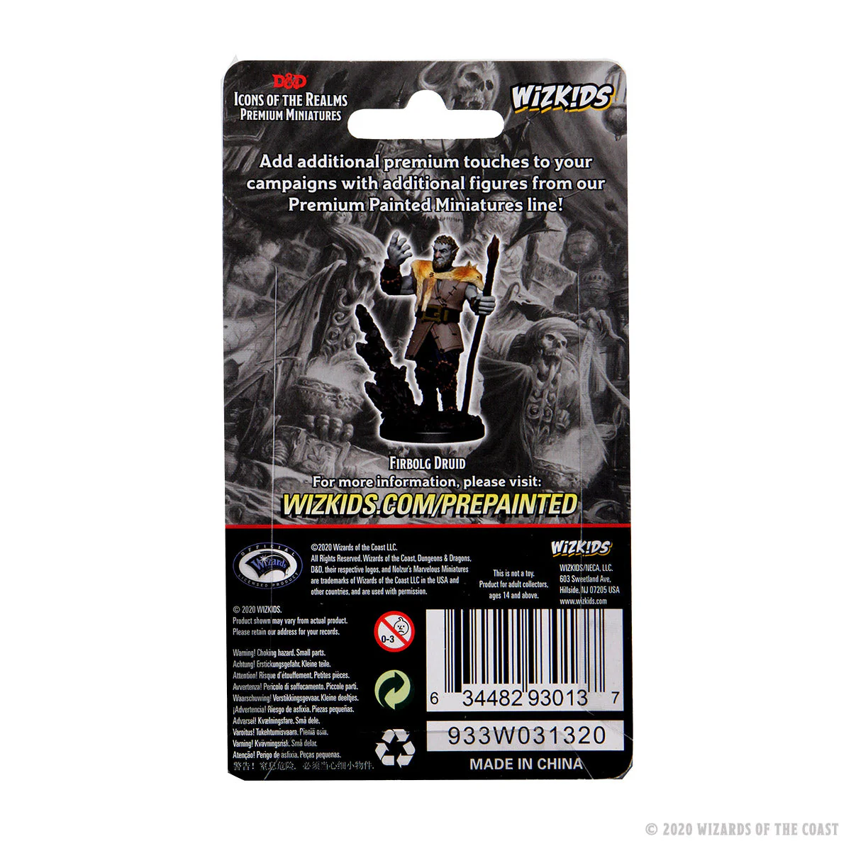 D&D Icons of the Realms Premium Figures: Male Firbolg Druid - Image 2