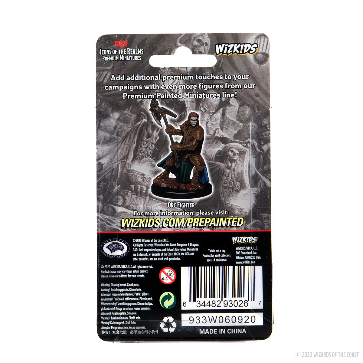 D&D Icons of the Realms: Premium Painted Figure - Half-Orc Fighter Female - Image 2