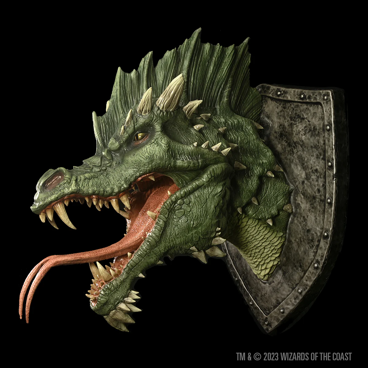 D&D Replicas of the Realms: Green Dragon Trophy Plaque - Image 10