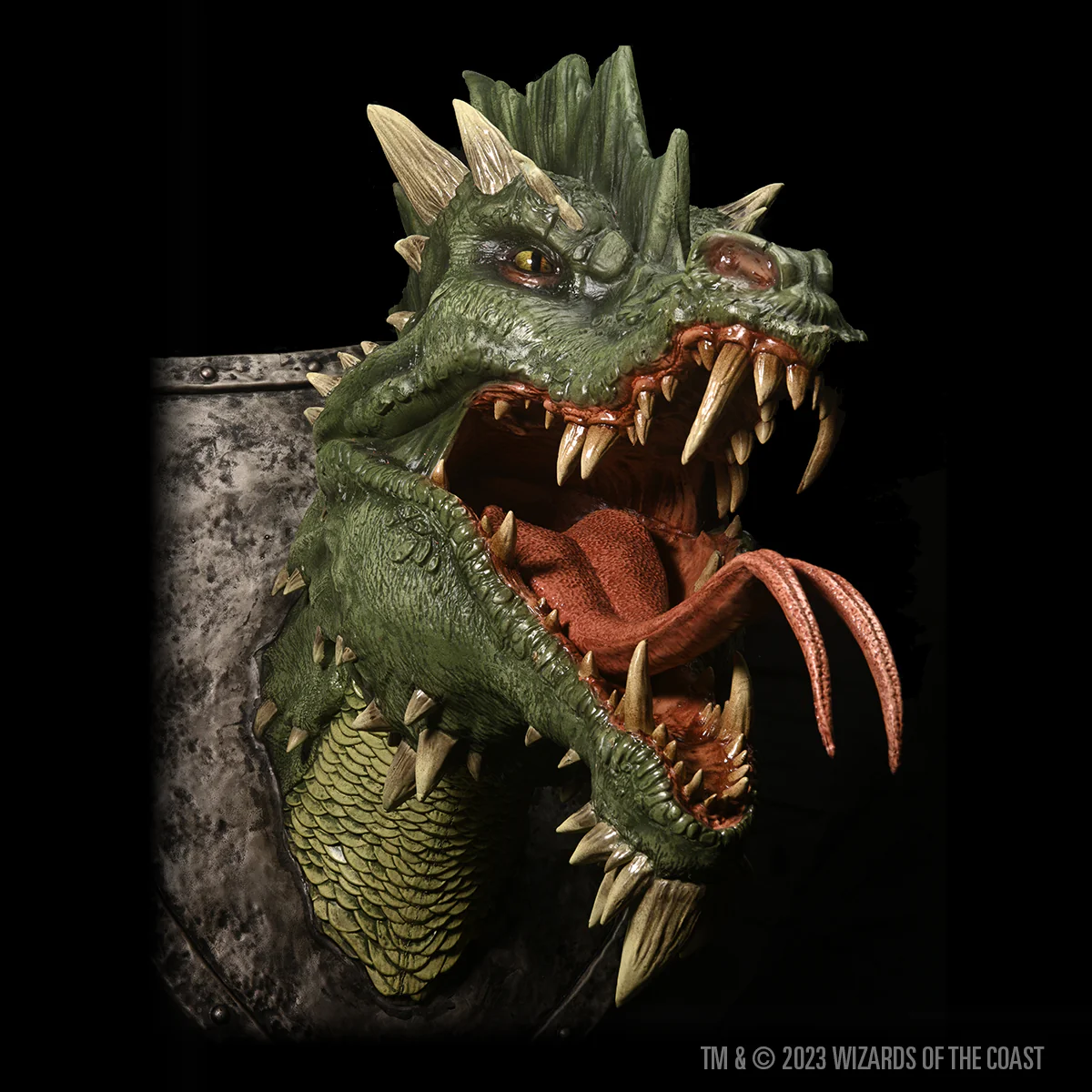 D&D Replicas of the Realms: Green Dragon Trophy Plaque - Image 12