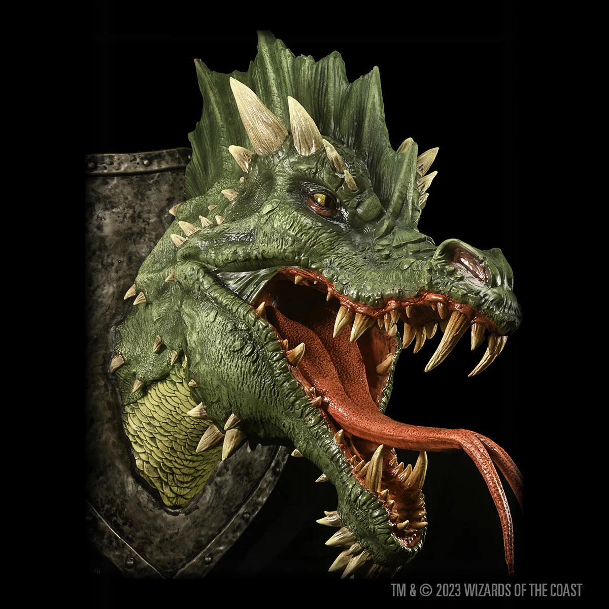 D&D Replicas of the Realms: Green Dragon Trophy Plaque - Image 7