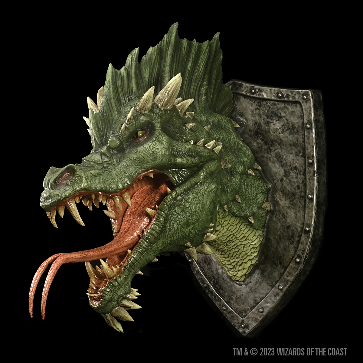 D&D Replicas of the Realms: Green Dragon Trophy Plaque - Image 9