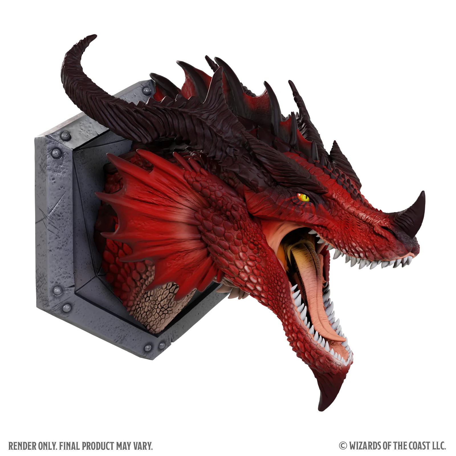 PRE-ORDER - D&D Replicas of the Realms: Red Dragon 12" Trophy Plaque - Image 3