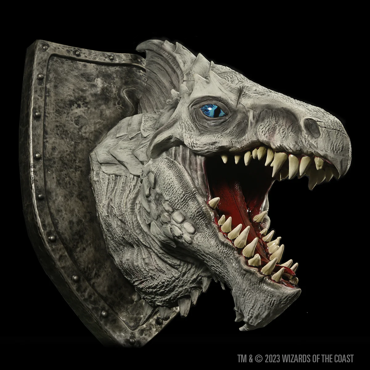 D&D Replicas of the Realms: White Dragon Trophy Plaque - Image 2