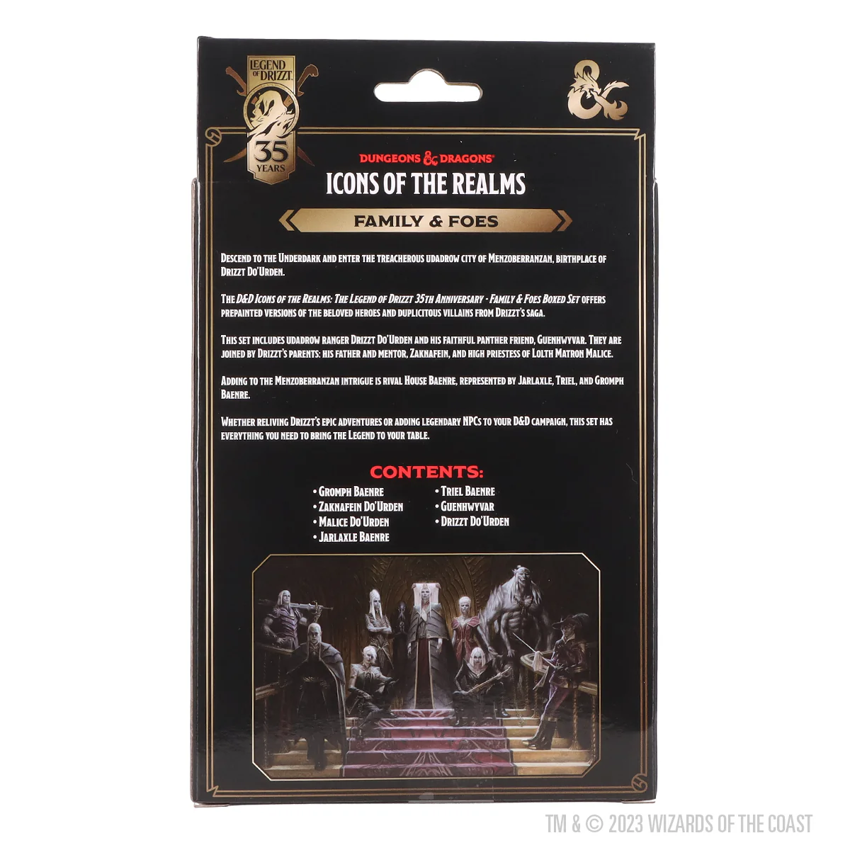 D&D The Legend of Drizzt 35th Anniversary - Family & Foes Boxed Set - Image 3