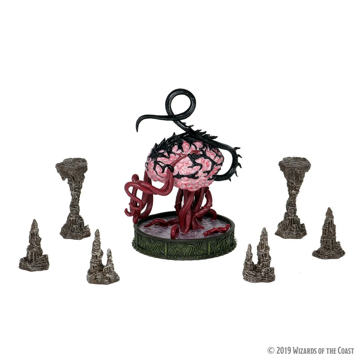 D&D Icons of the Realms: Volo & Mordenkainen’s Foes Premium Set- Elder Brain & Stalagmites - Image 3