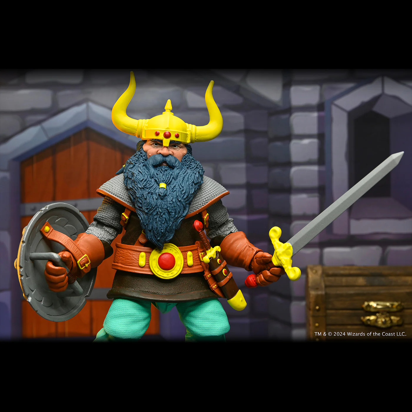 Dungeons & Dragons 7” Scale Action Figure – Limited 50th Anniversary Edition Elkhorn Figure (NECA) - Image 10