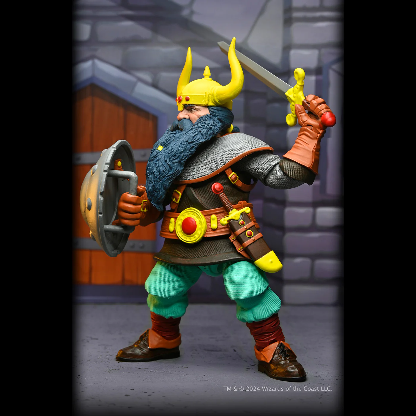 Dungeons & Dragons 7” Scale Action Figure – Limited 50th Anniversary Edition Elkhorn Figure (NECA) - Image 11