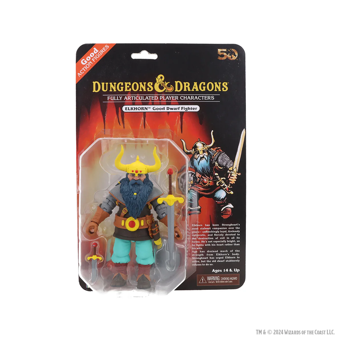 Dungeons & Dragons 7” Scale Action Figure – Limited 50th Anniversary Edition Elkhorn Figure (NECA) - Image 2