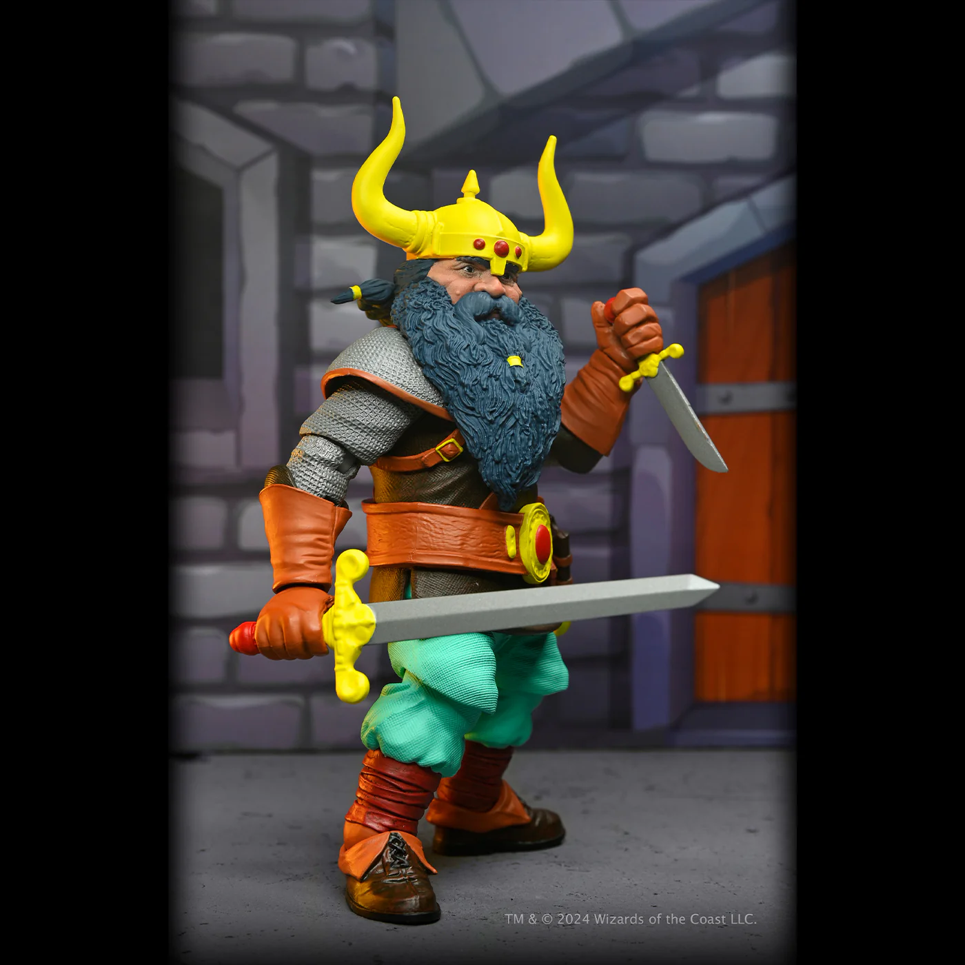 Dungeons & Dragons 7” Scale Action Figure – Limited 50th Anniversary Edition Elkhorn Figure (NECA) - Image 9
