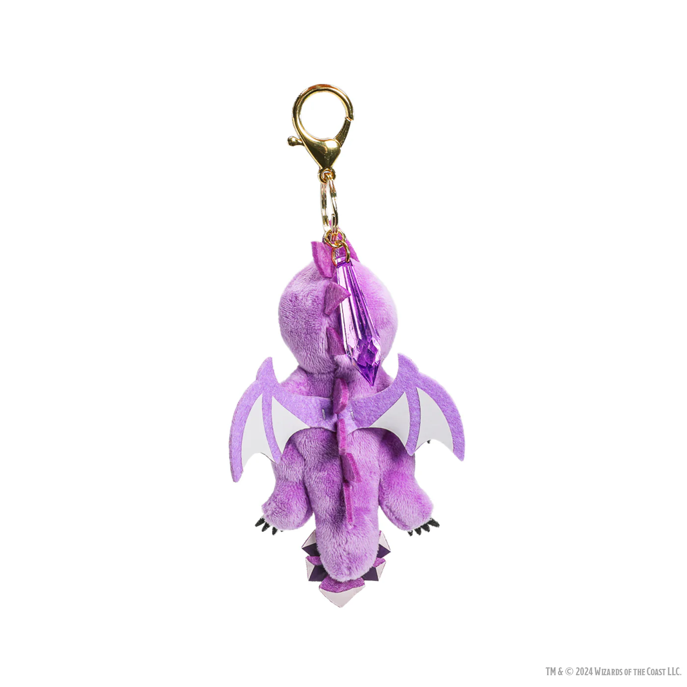 Dungeons & Dragons: 50th Anniversary Amethyst Wyrmling Plush Charm by Kidrobot - Image 2