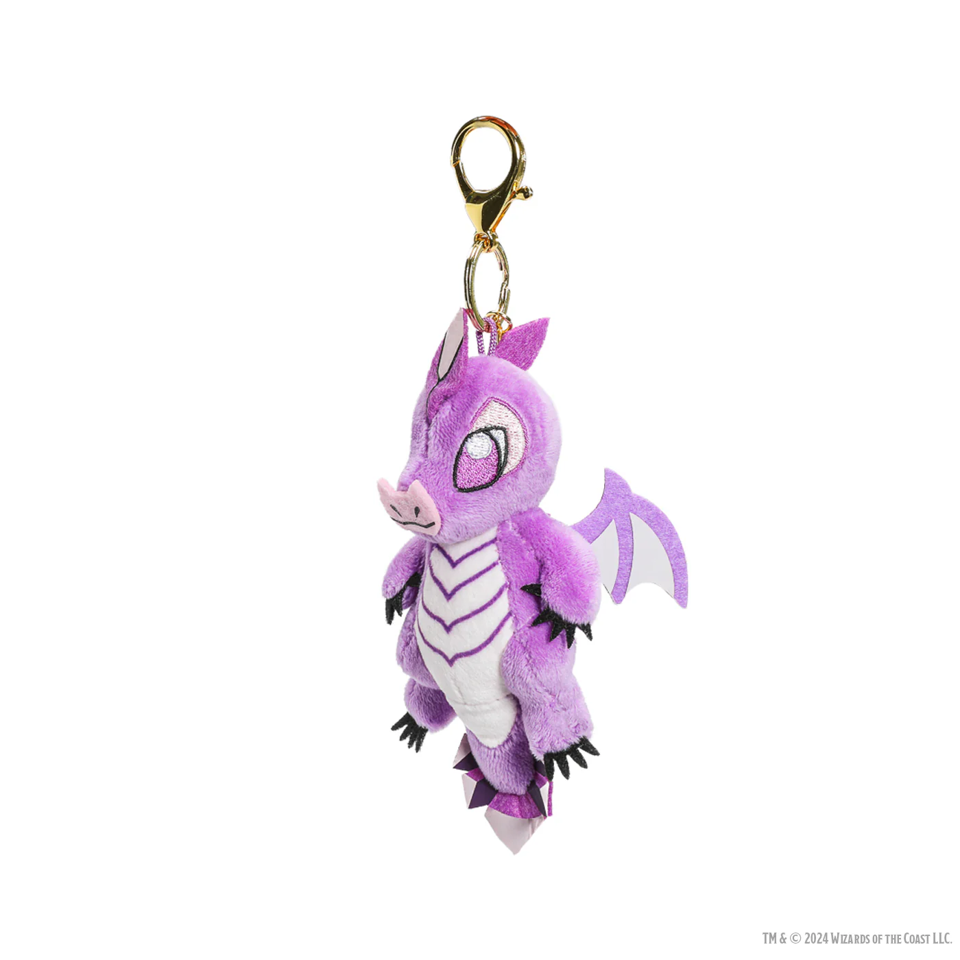 Dungeons & Dragons: 50th Anniversary Amethyst Wyrmling Plush Charm by Kidrobot - Image 3