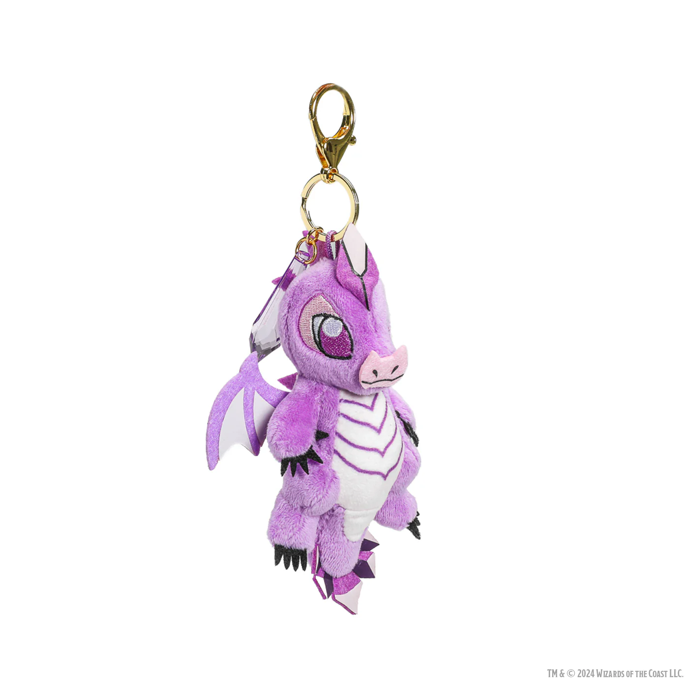 Dungeons & Dragons: 50th Anniversary Amethyst Wyrmling Plush Charm by Kidrobot - Image 4