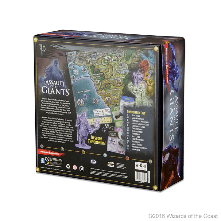 Dungeons & Dragons: Assault of the Giants Board Game - Standard Edition - Image 2