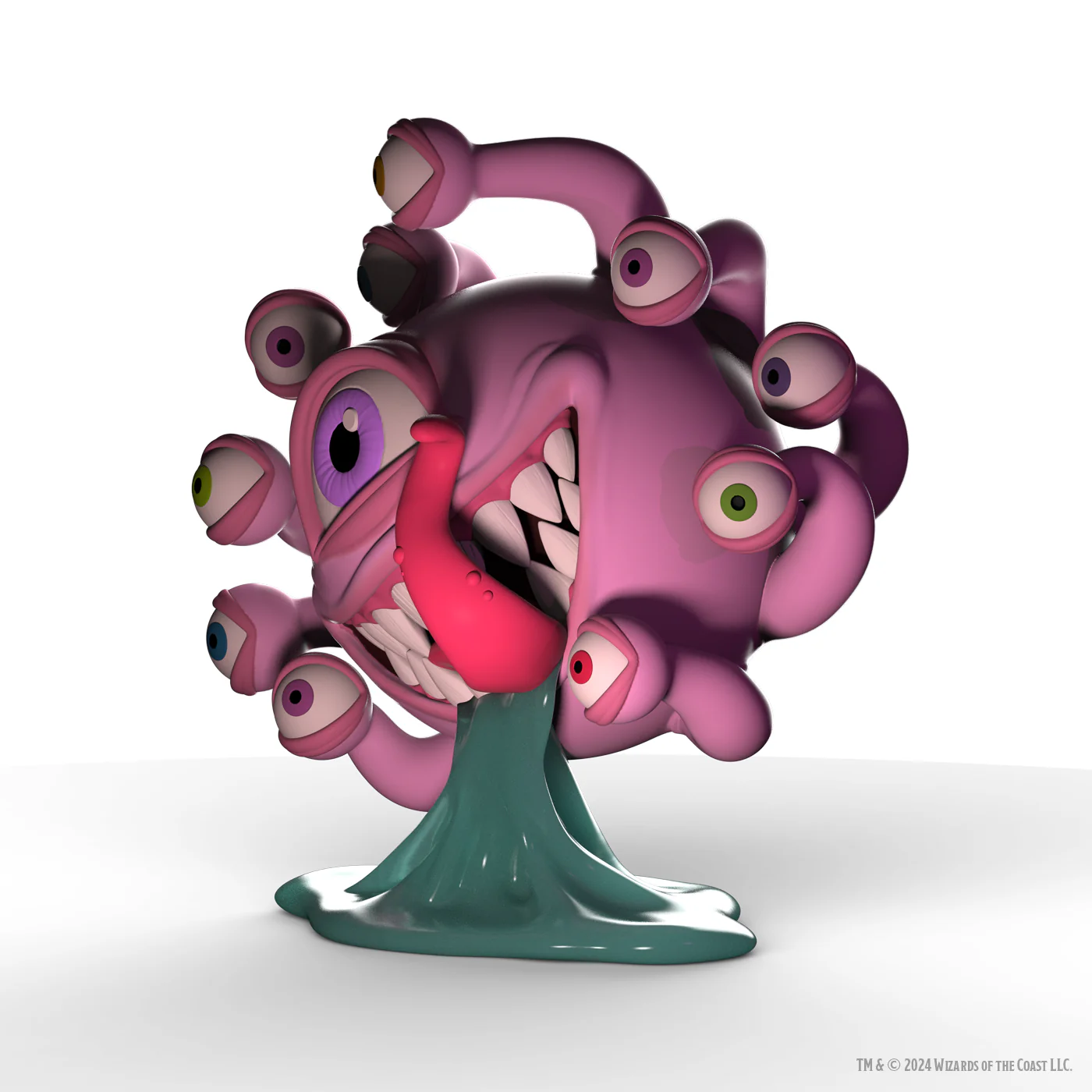 Dungeons & Dragons: Beholder 7" Resin Figure - Glow-In-The-Dark Edition by Kidrobot - Image 3