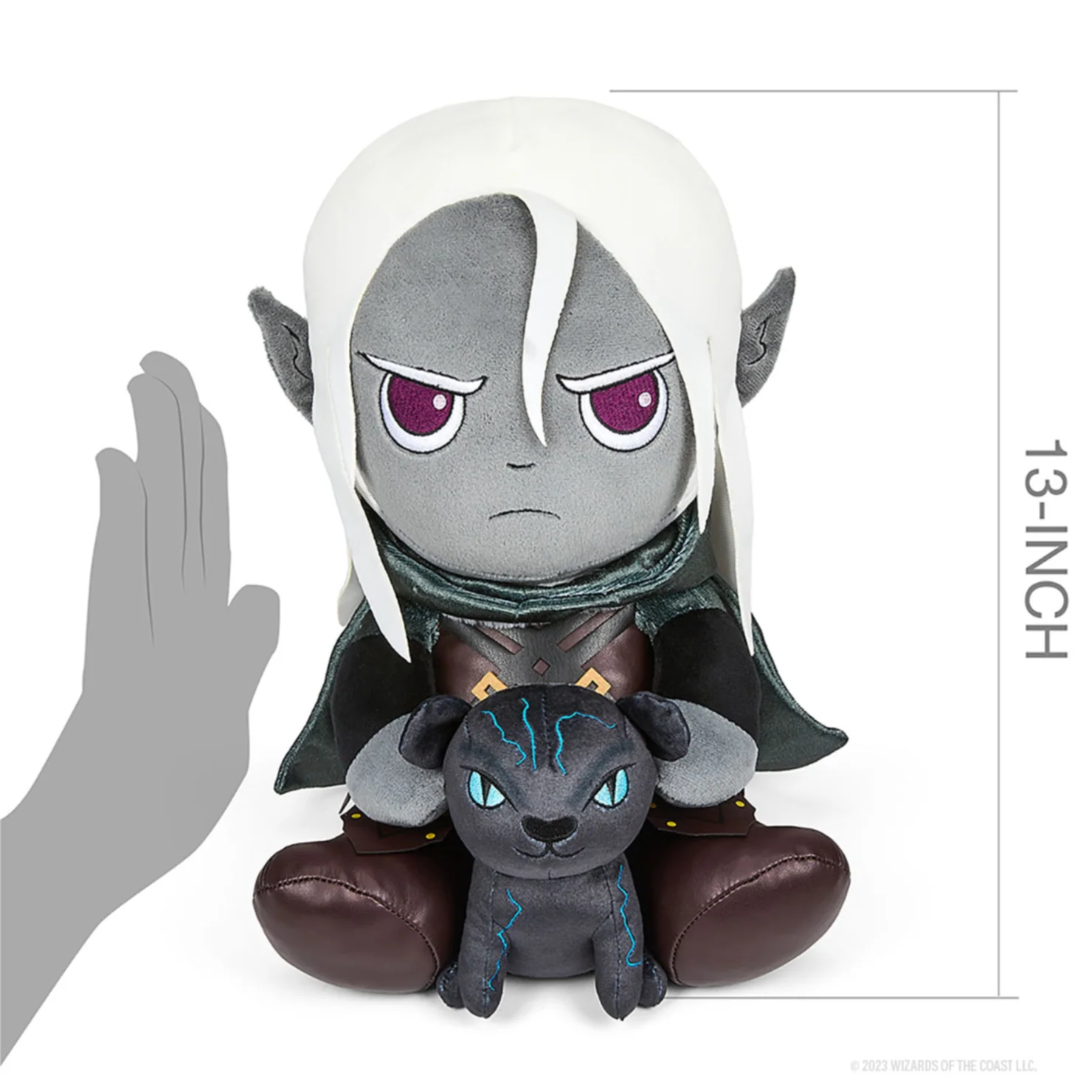 Dungeons & Dragons: Drizzt and Guenhwyvar 13" Plush by Kidrobot - Image 8