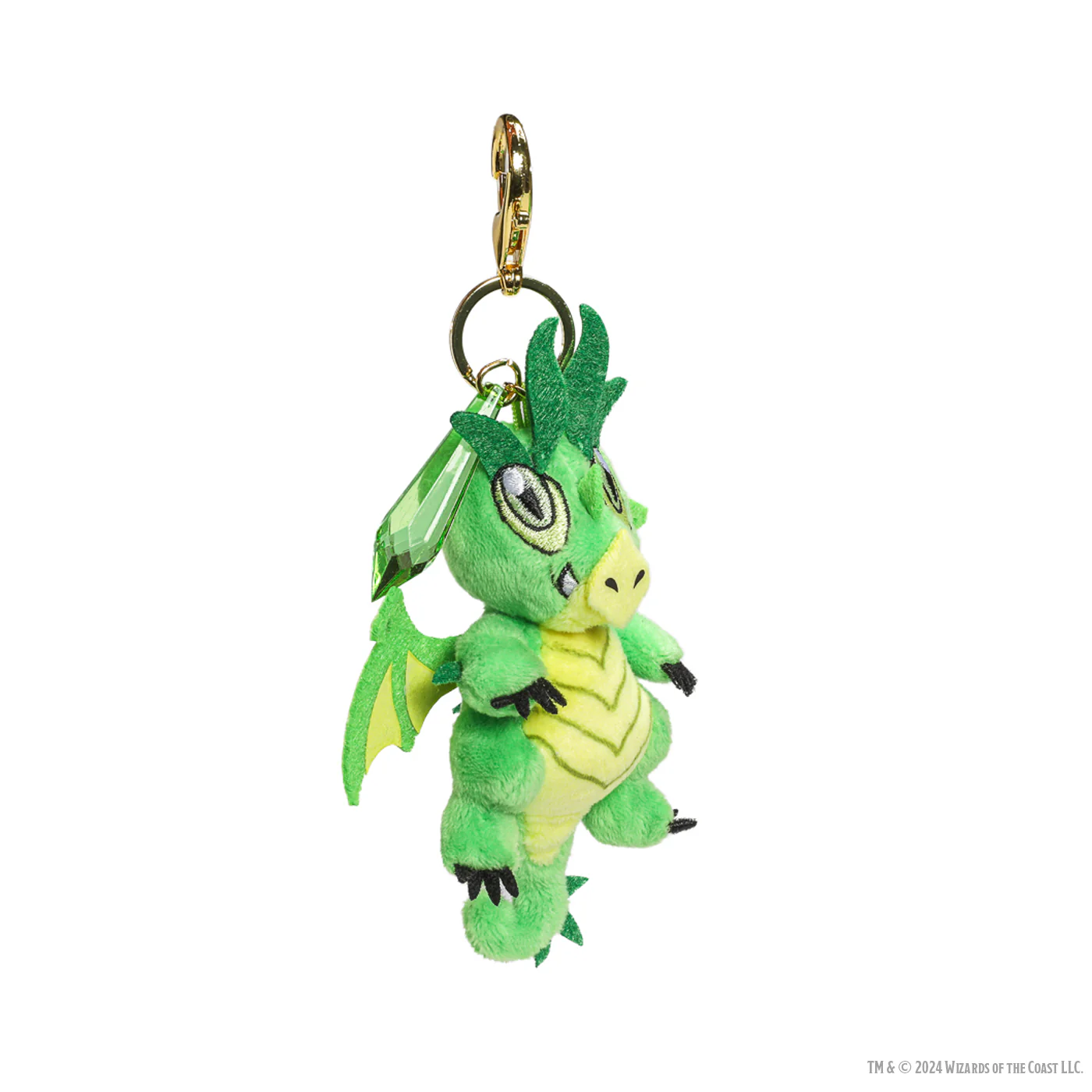 Dungeons & Dragons: 50th Anniversary Emerald Wyrmling Plush Charm by Kidrobot - Image 3
