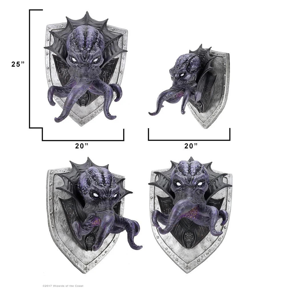 D&D Replicas of the Realms: Mind Flayer Trophy Plaque - Image 6
