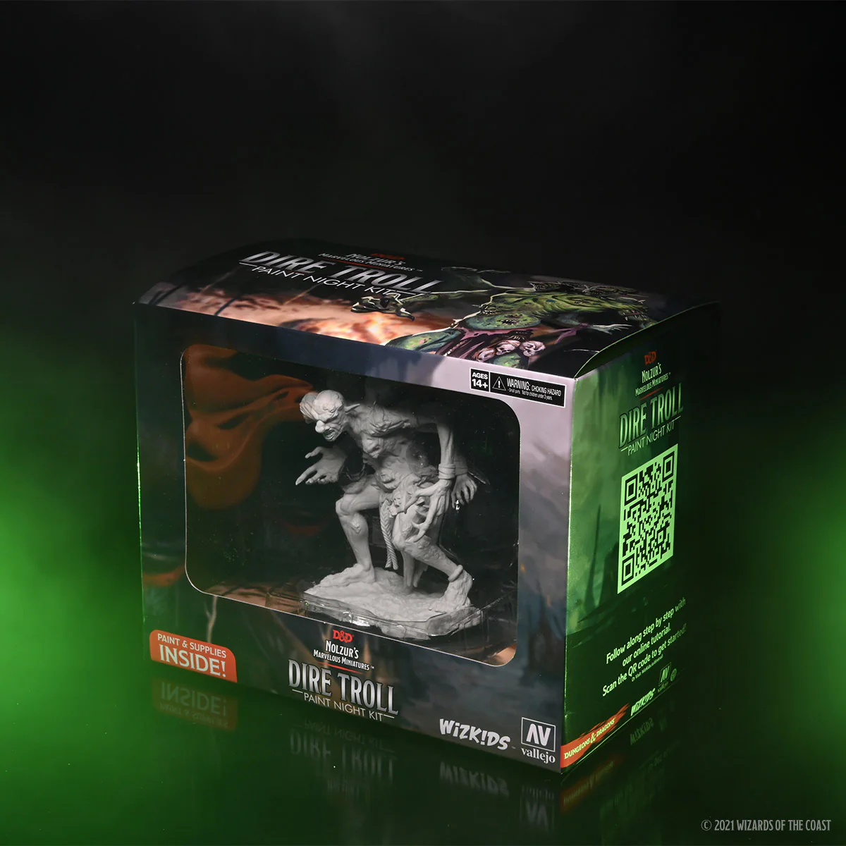 (DING & DENT) Dungeons & Dragons Nolzur's Marvelous Miniatures: Dire Troll - Paint Night Kit - Image 11